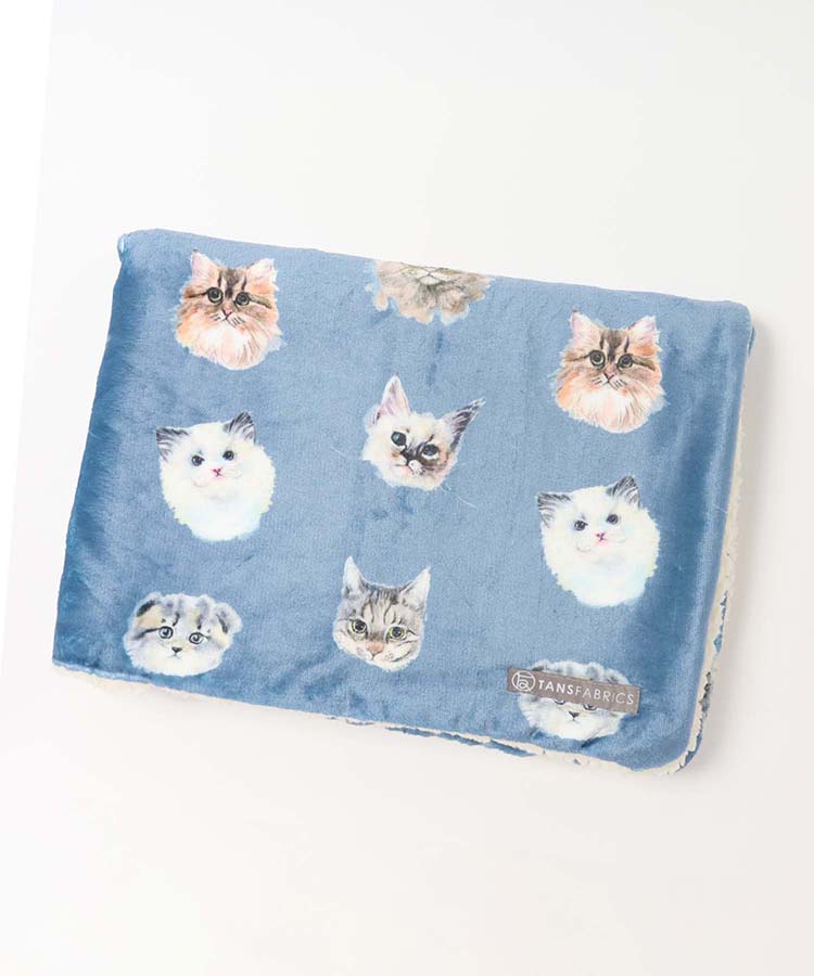 どうぶつフェイスブランケット