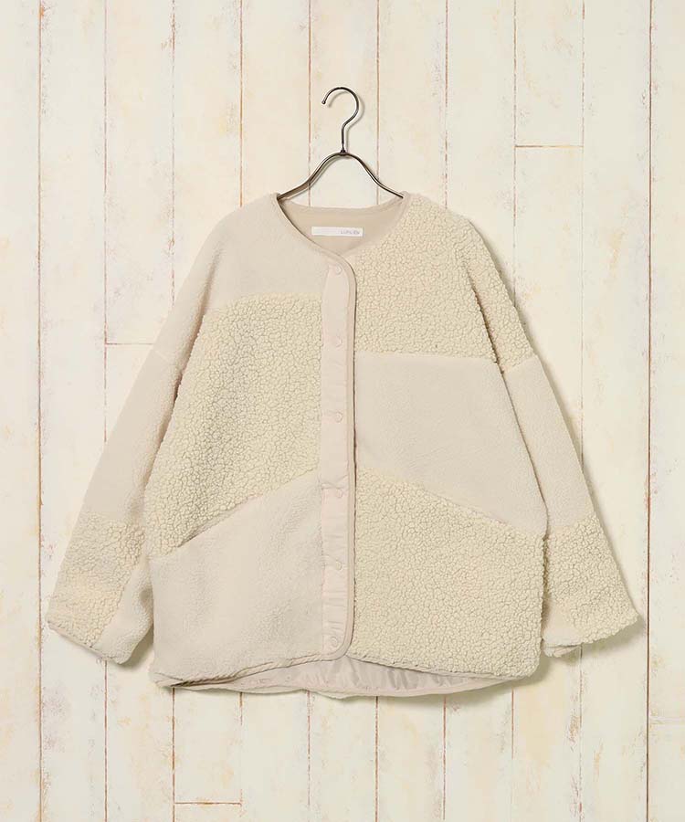 パッチワークブルゾン