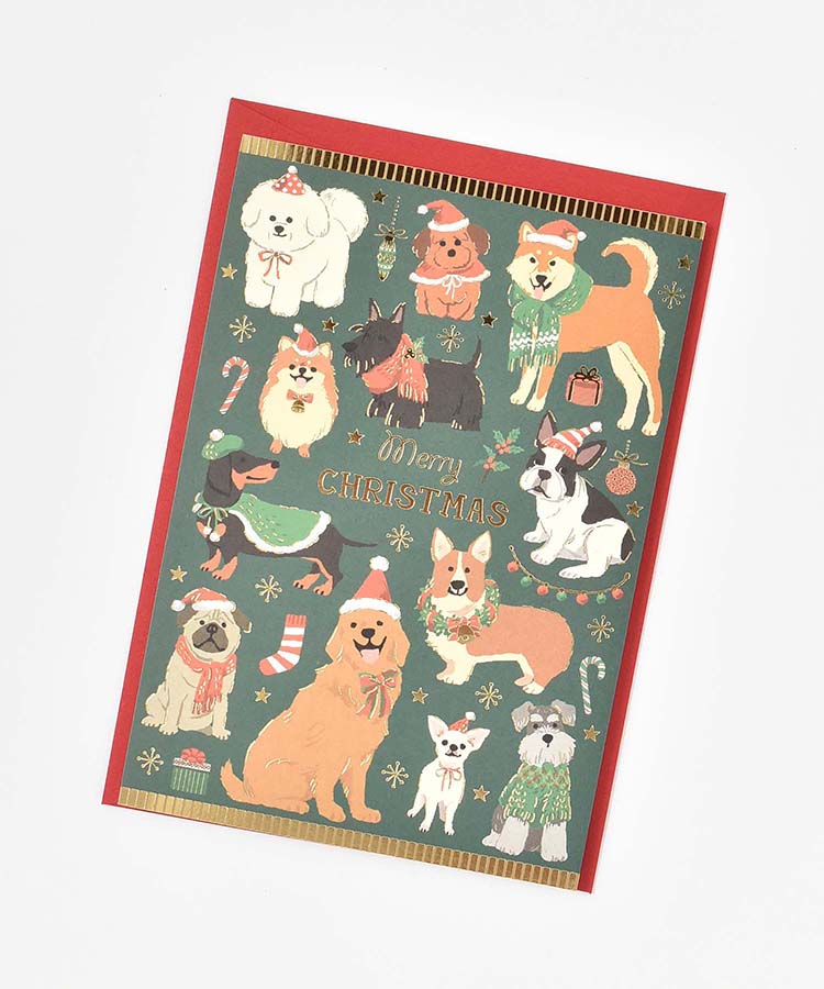 merryCHRISTMASカード