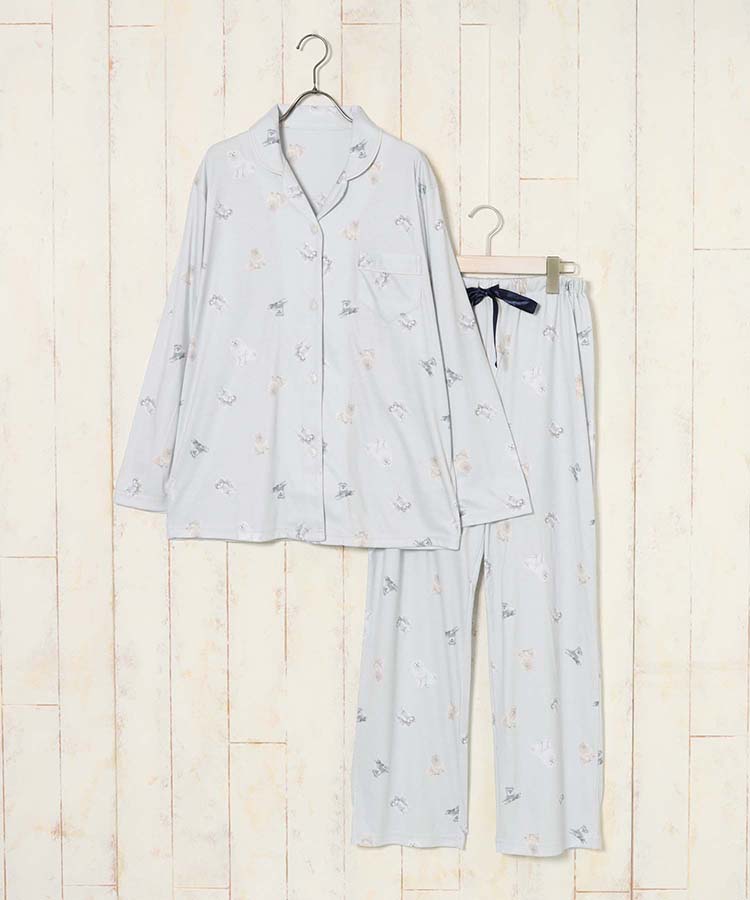 いぬ柄ルームウェア上下セット