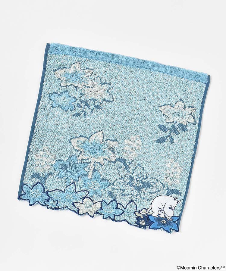 ムーミンクラシカルアップリケ刺繍ミニタオル