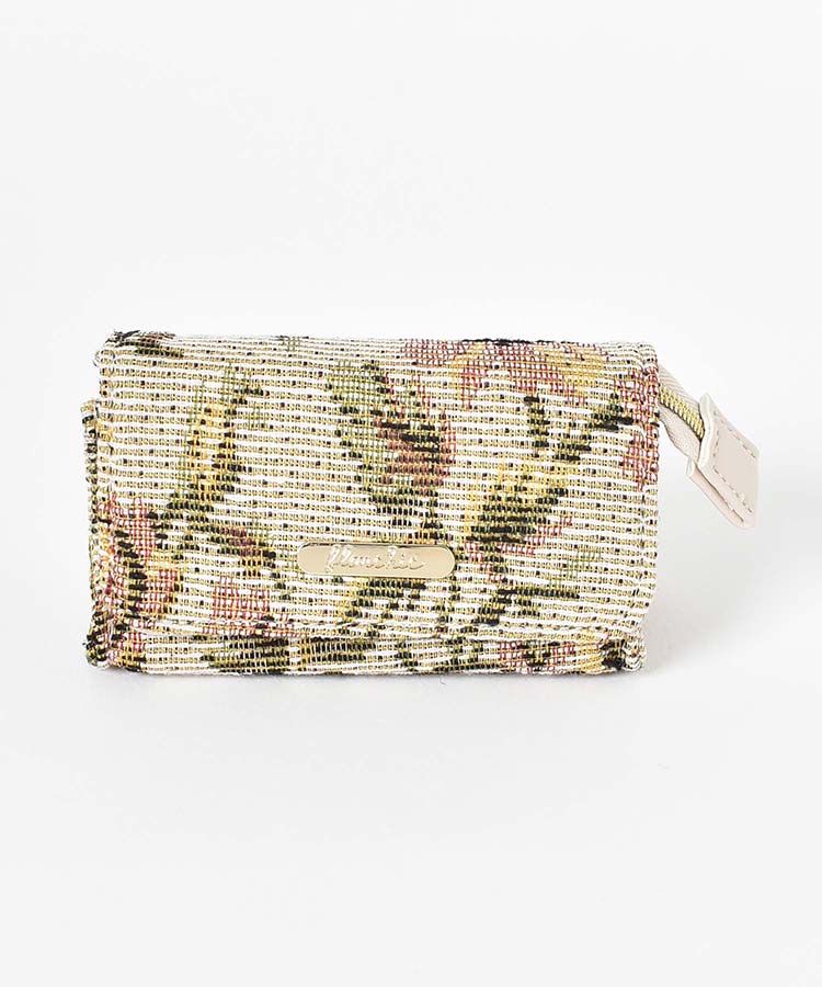 フロルシックミラー付きミニポーチ