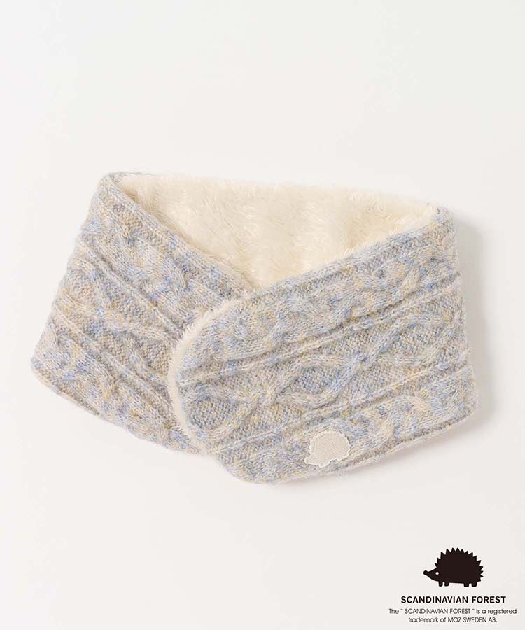 スカンジナビアンフォレスト 刺繍ネックウォーマー