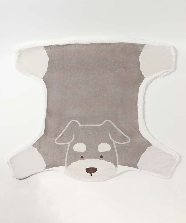 【WEB限定】犬のかたちブランケット