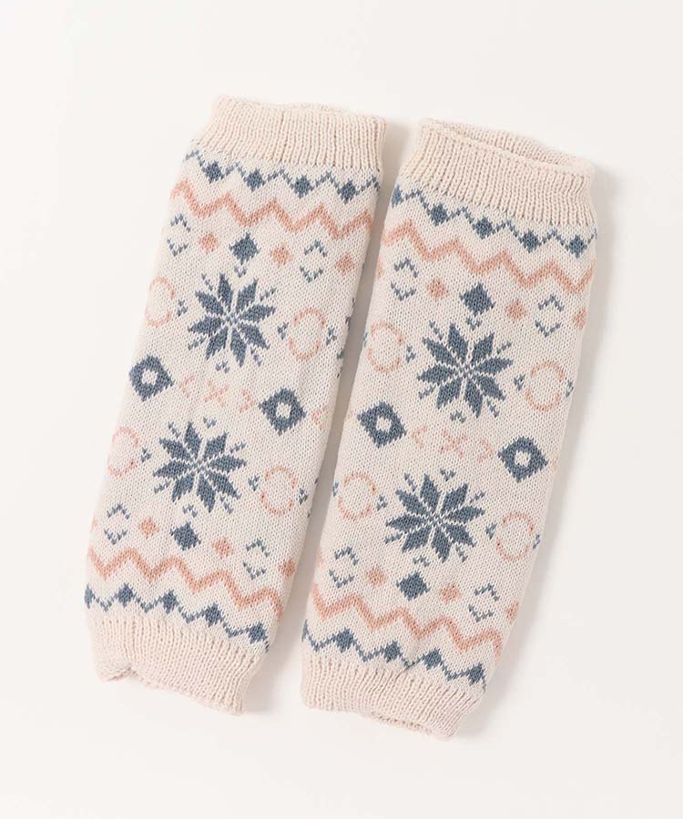 ノルディック柄レッグウォーマー