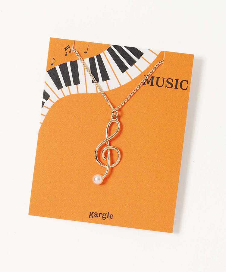 ト音パールネックレス