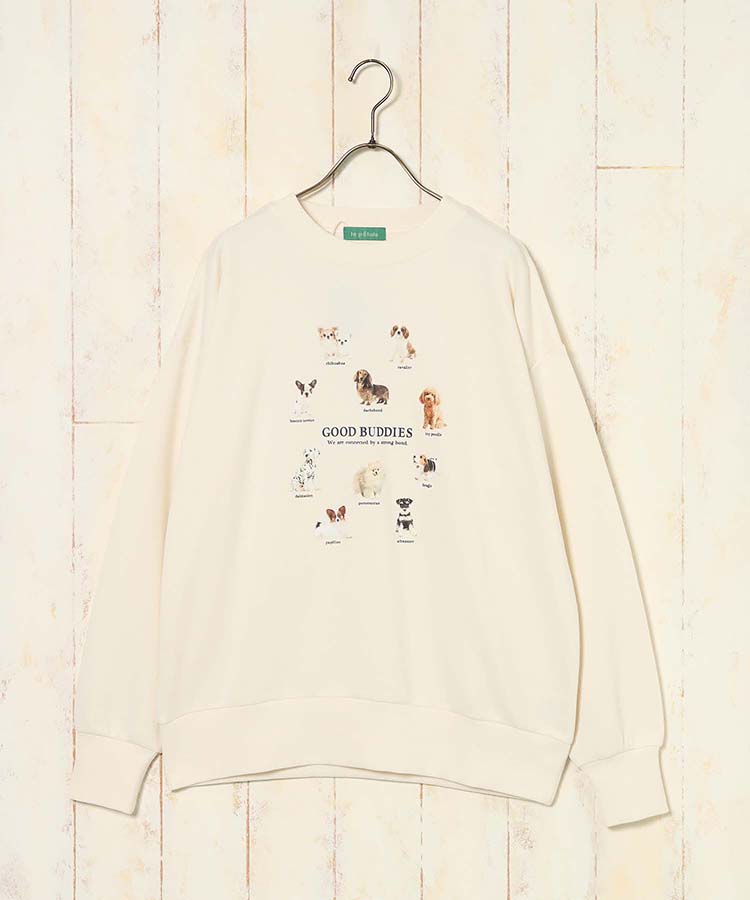le petale GOOD BUDDIES DOGスウェット