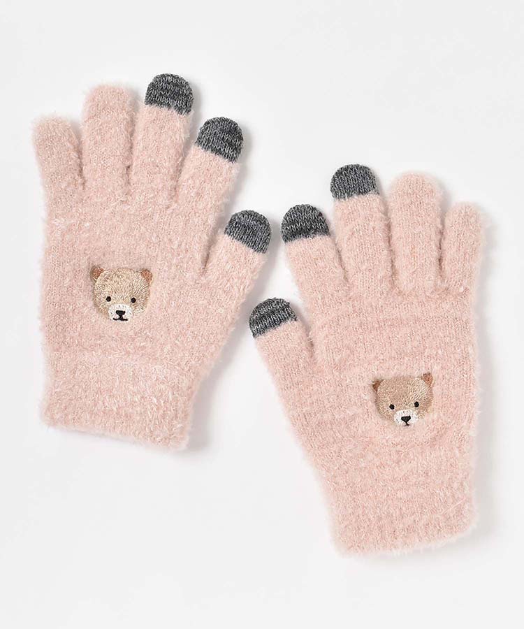 アニマル刺繍グローブ