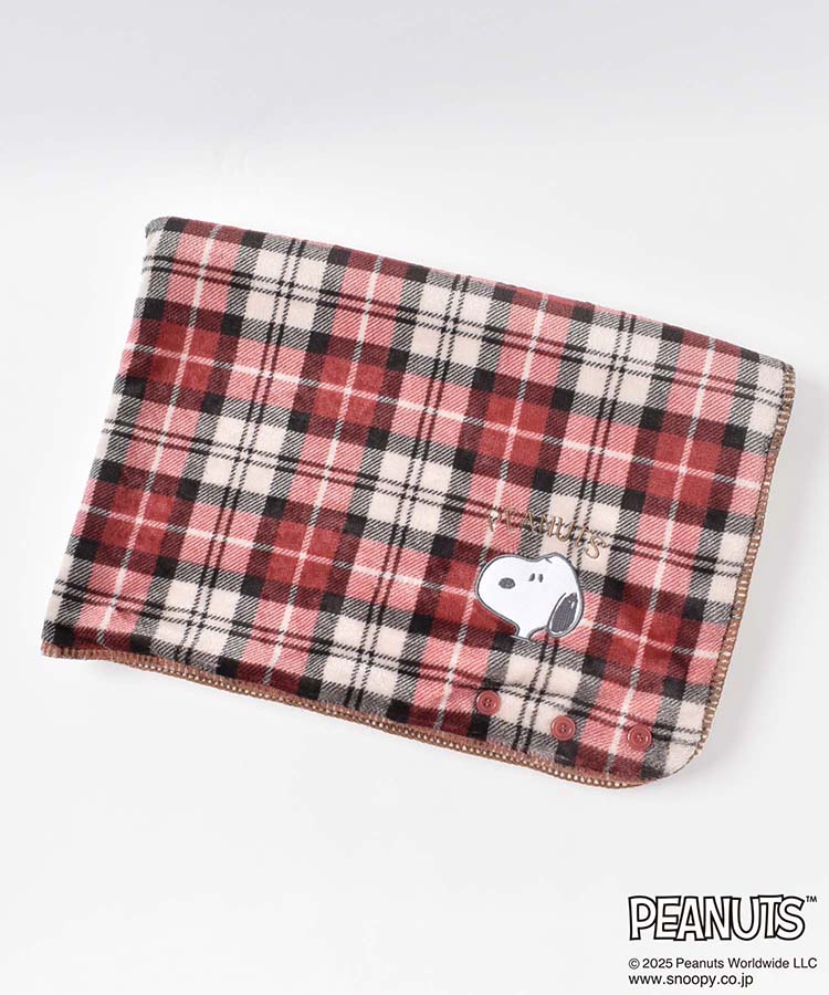 スヌーピーチェック4WAYケープボレロ
