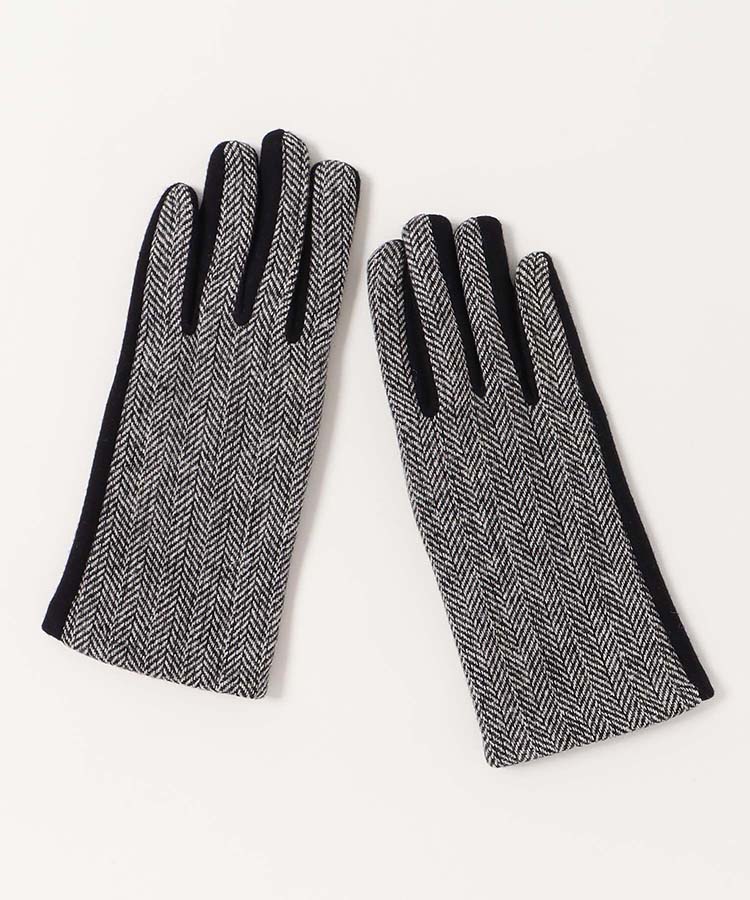 チェック切替ジャージグローブ