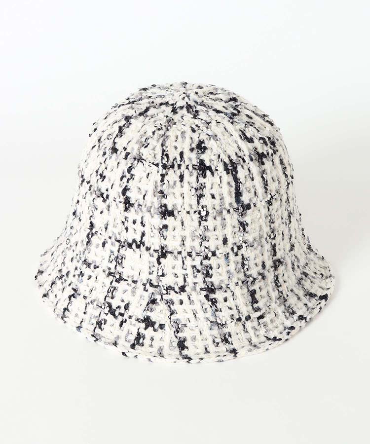 ラメツイードサーモハット