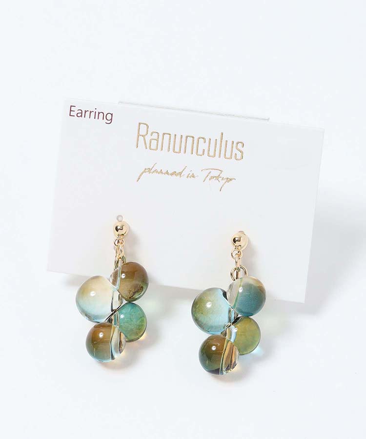 シャボンドロップイヤリング