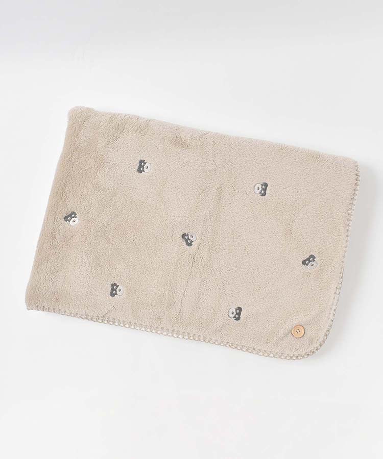 刺繍ブランケット