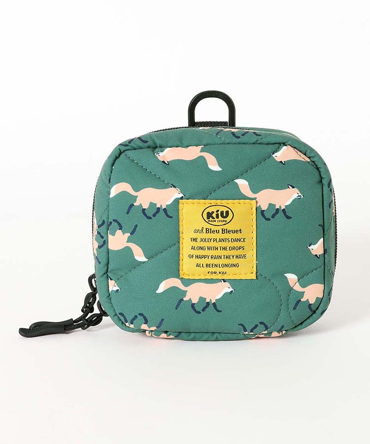 【KiU and BleuBleuet】KiUパデッドスクエアポーチ