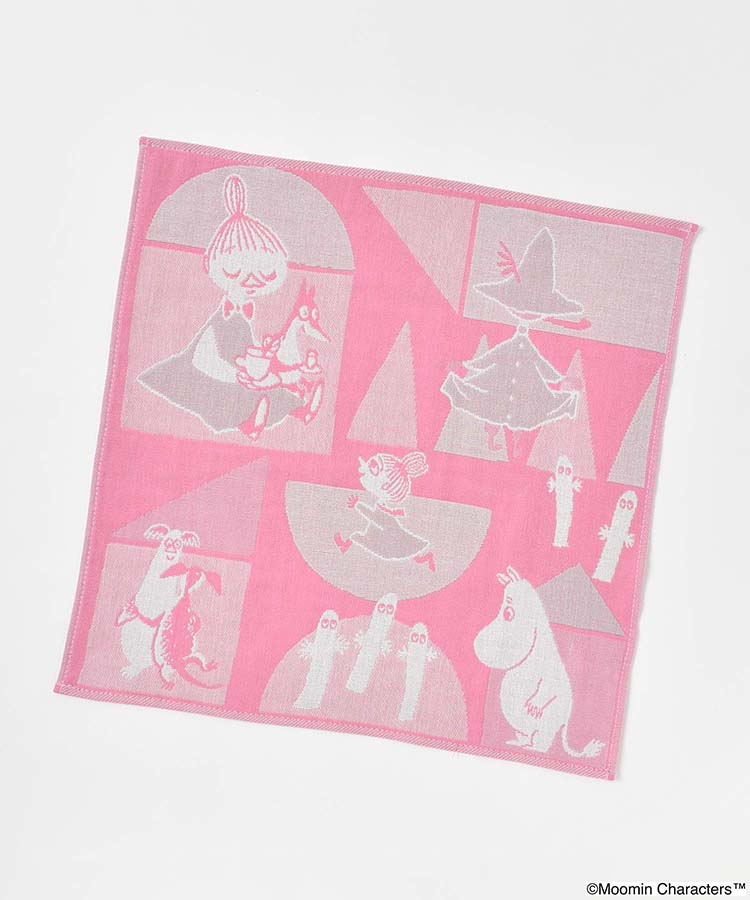 MOOMIN 仲間三重ガーゼハンカチ