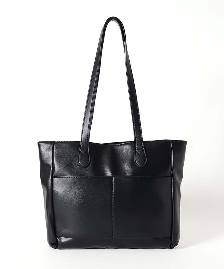 薄マチ2ポケットトート