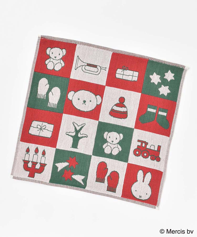 miffyウィンターホリデー三重ガーゼハンカチ