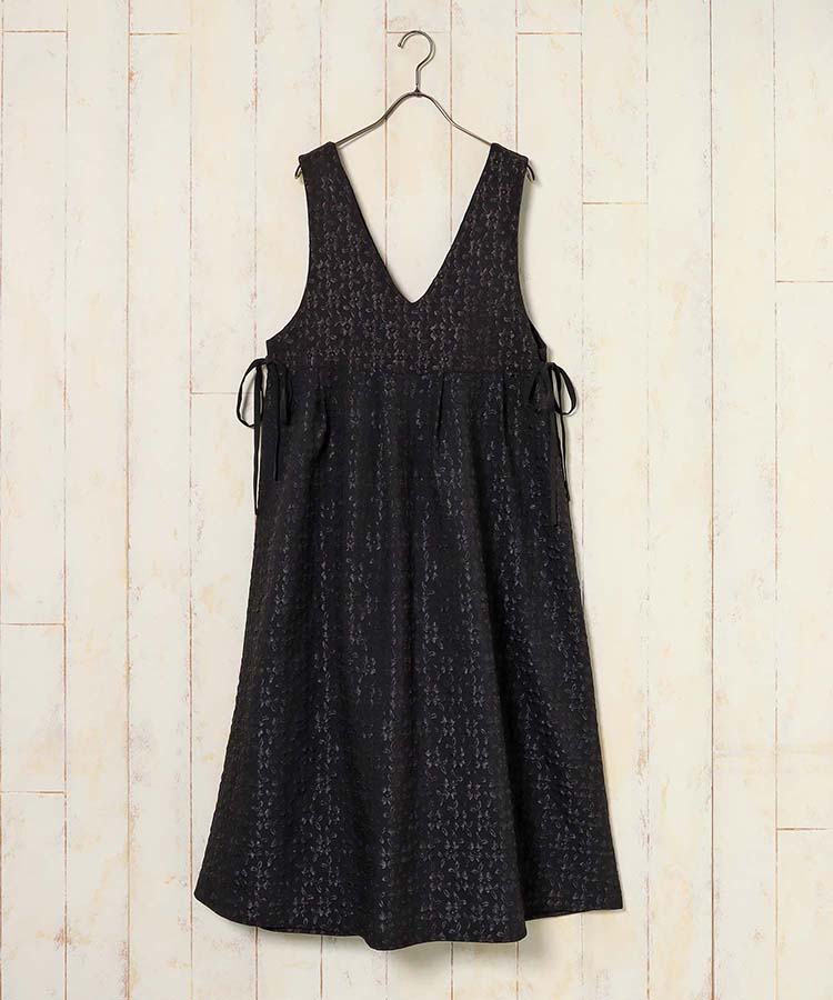 le petaleフラワージャガードジャンパースカート