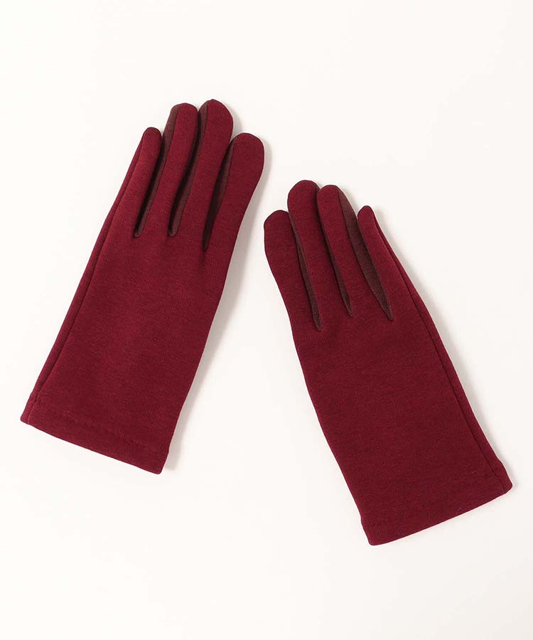 バイカラー指フードグローブ