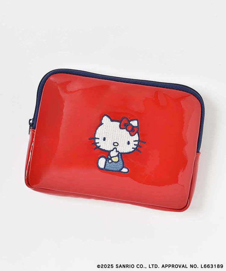 サンリオキャラクターズ エナメル風刺繍ポーチ