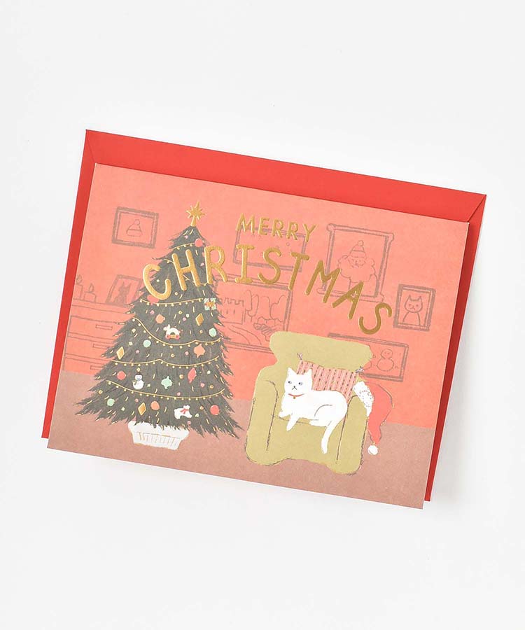 いたずらねこクリスマスカード