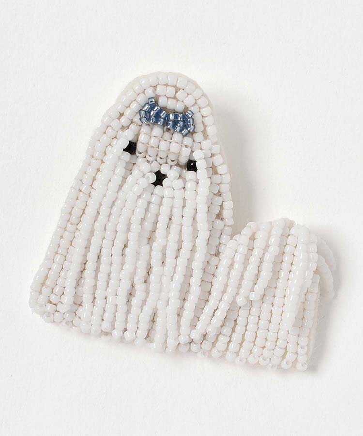 ドッグビーズブローチ