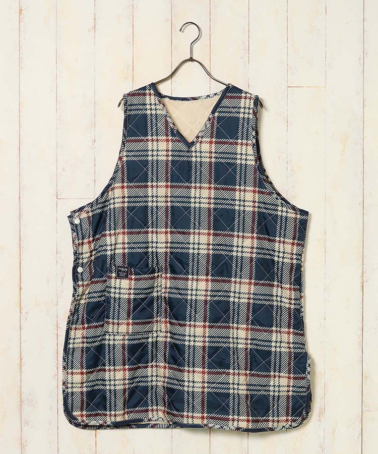 ボアキルトエプロン