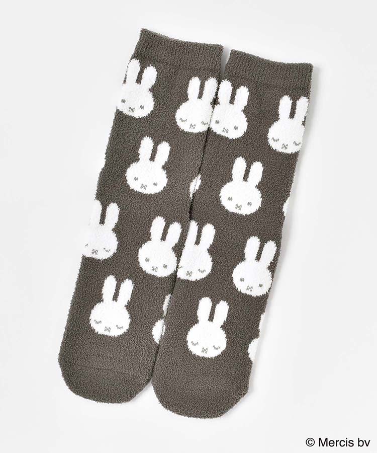 ミッフィーかかともこもこルームソックス