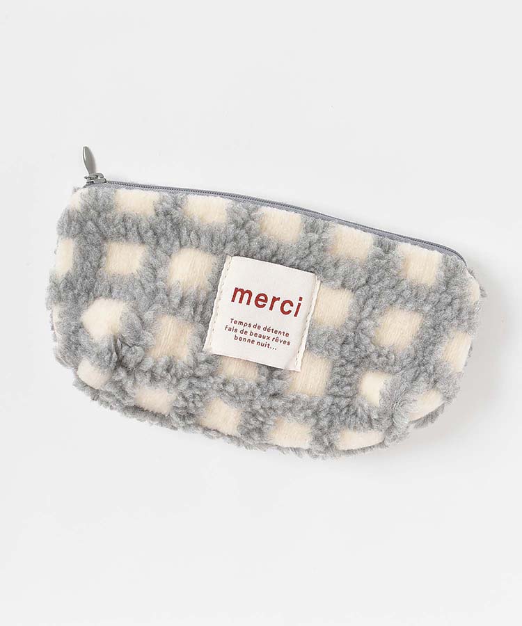 ボアチェックペンポーチ