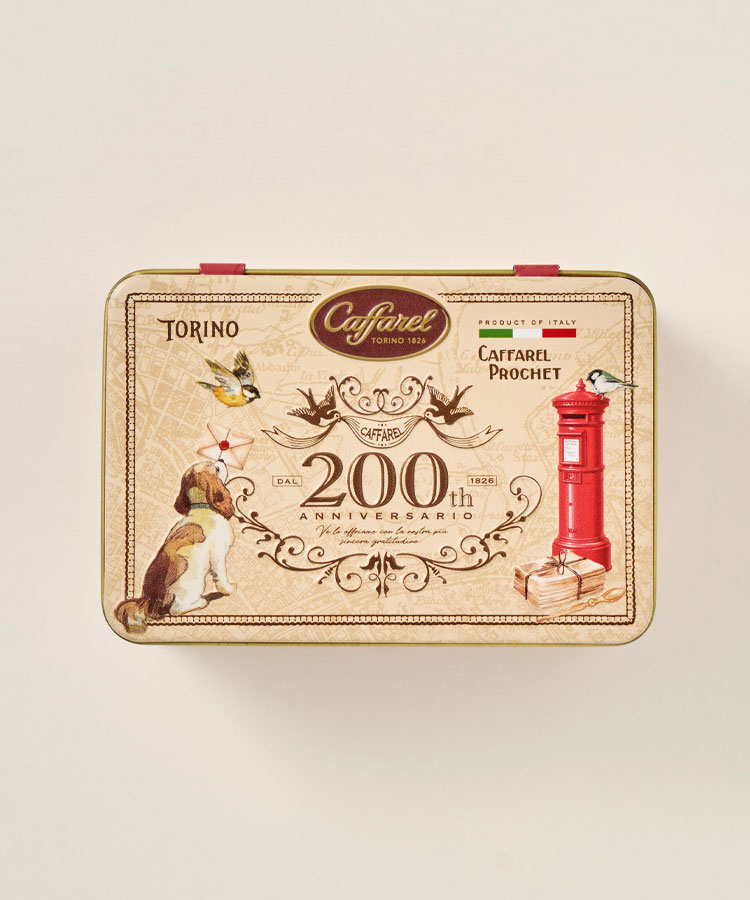 Caffarelバレンタインレッドミニ缶