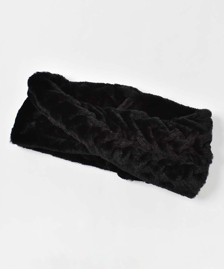 編み込ファークロススヌード