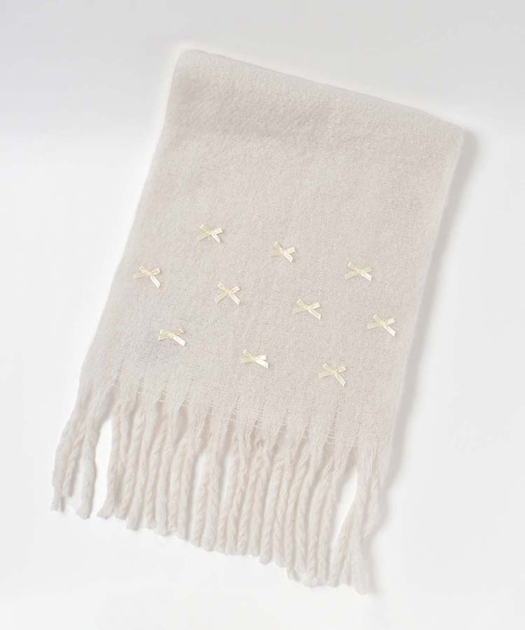 リボン付きストール