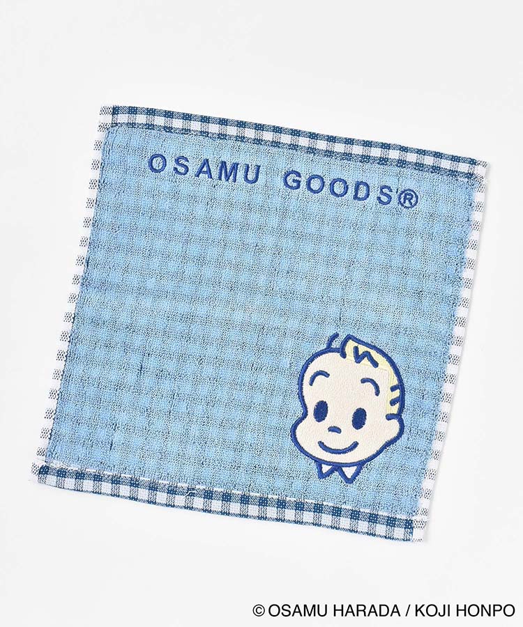 OSAMU GOODSアップリケ刺繍ミニタオル