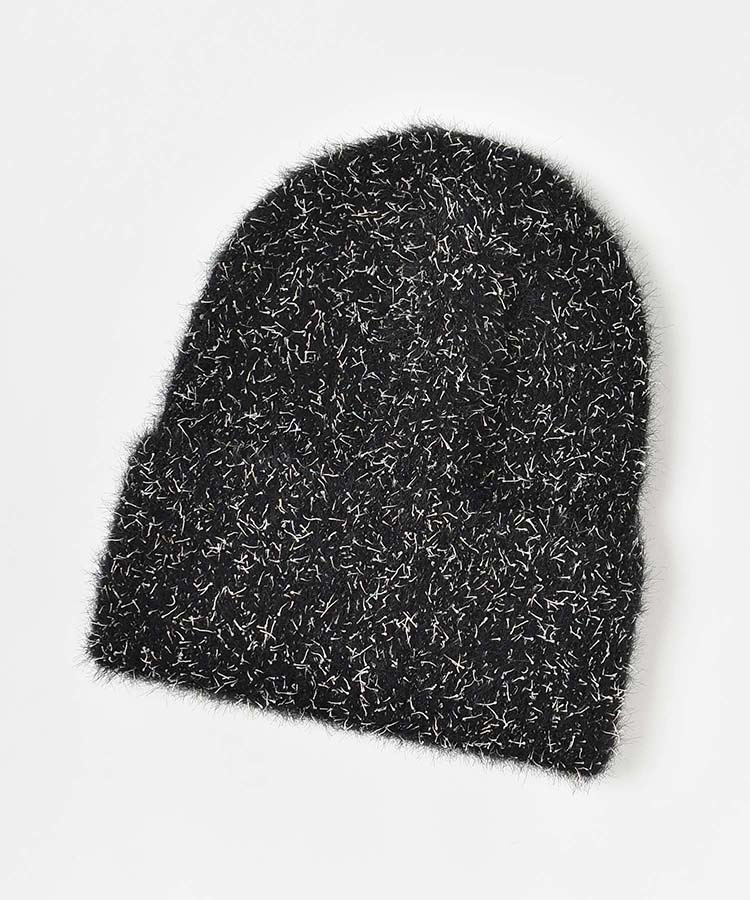 ミックスシャギーニット帽