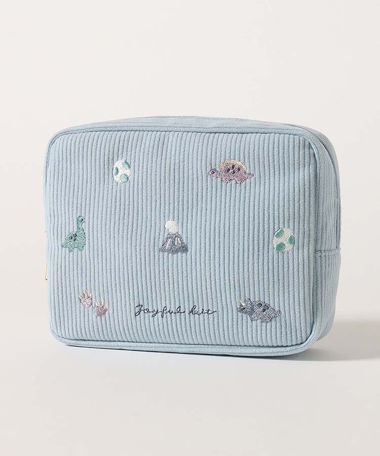 ジョイフルビットコーデュロイスクエアポーチ