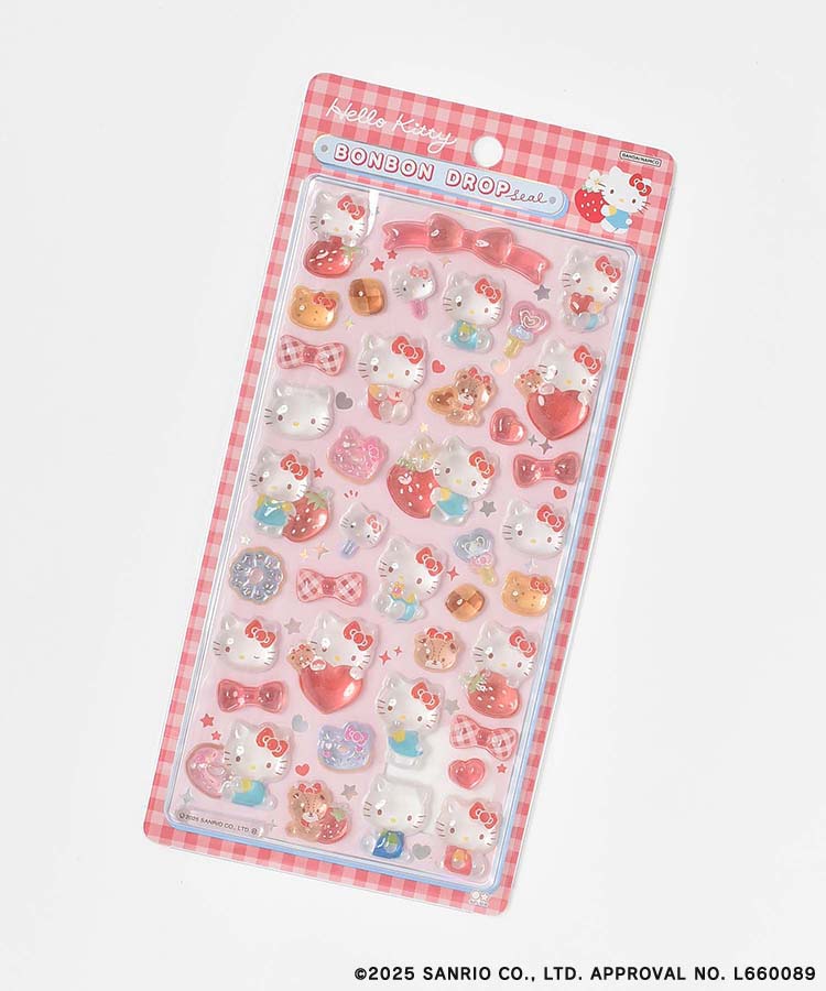 【WEB限定】サンリオキャラクターズ ボンボンドロップシール