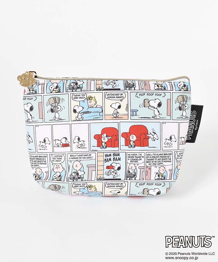 PEANUTS コミック柄ポーチ