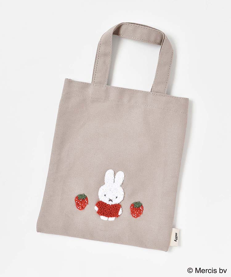 miffyスプリングサガラ刺繍ミニトートバッグ