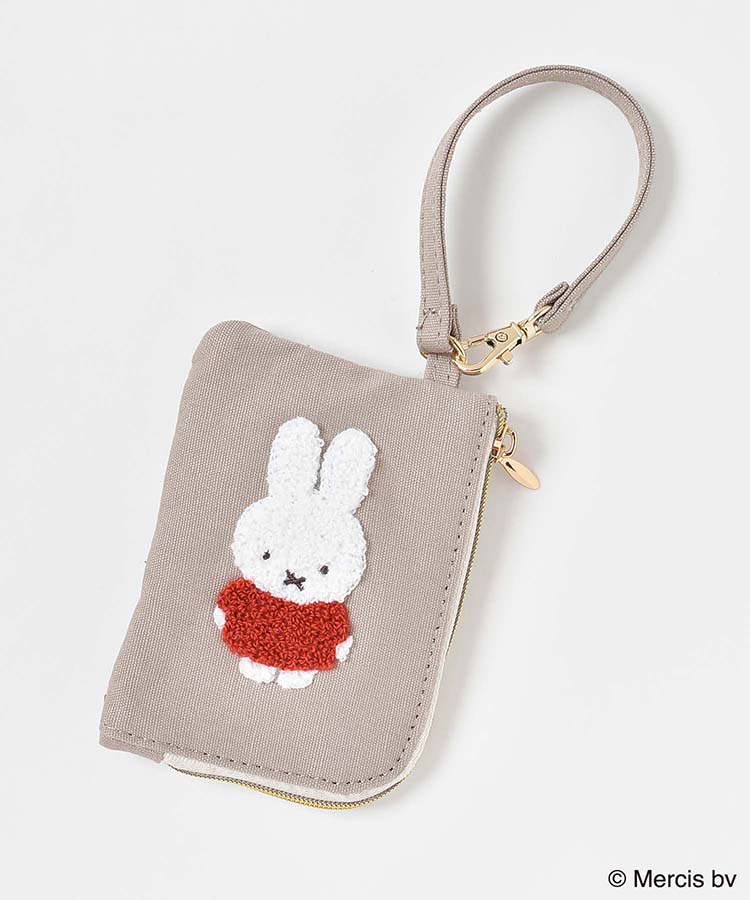 miffyスプリングサガラ刺繍コインパスケース
