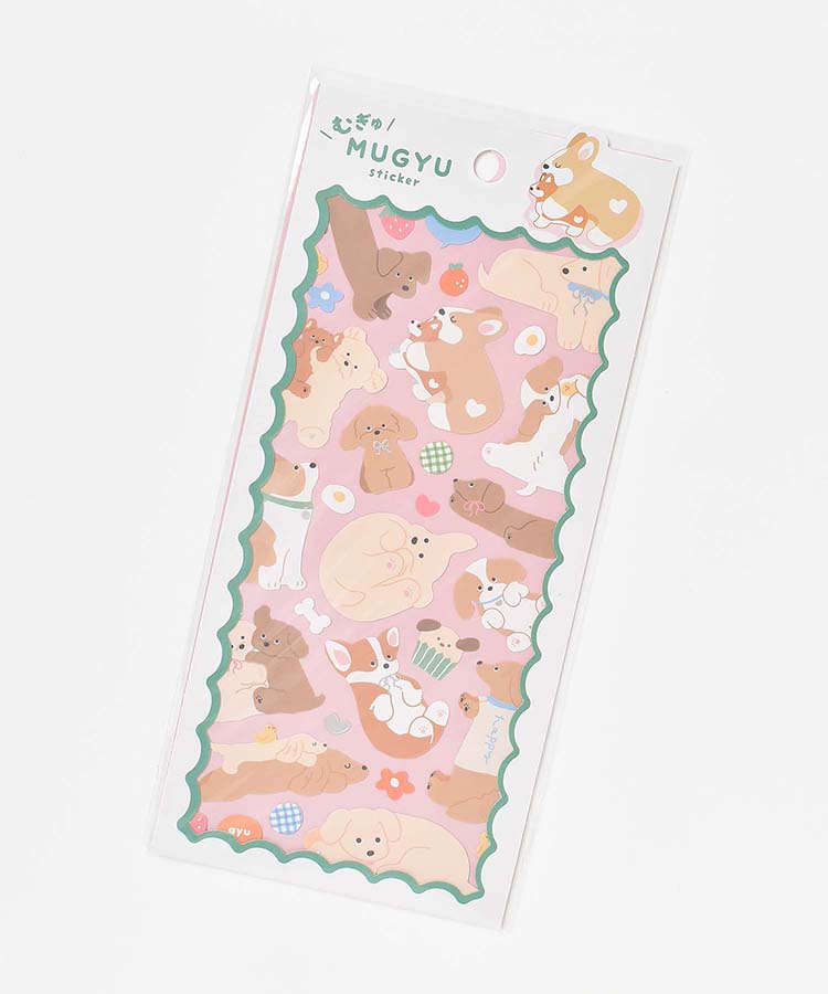 むぎゅステッカー