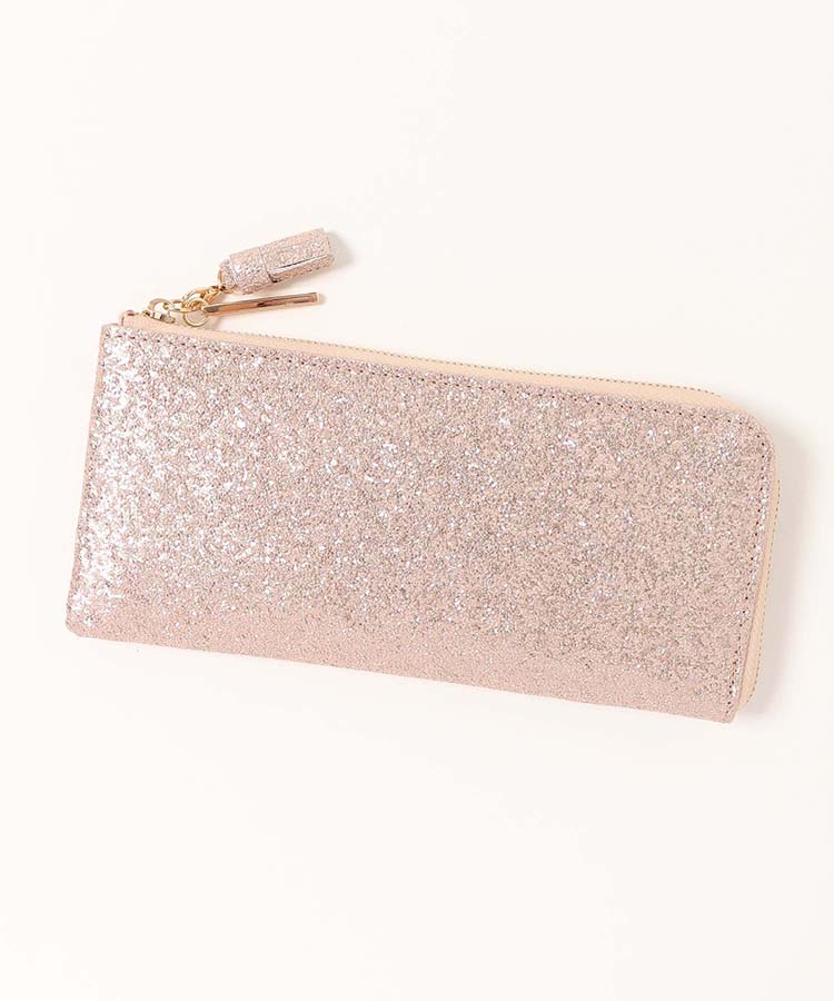 ピソラロメタリックL字ファスナー長財布