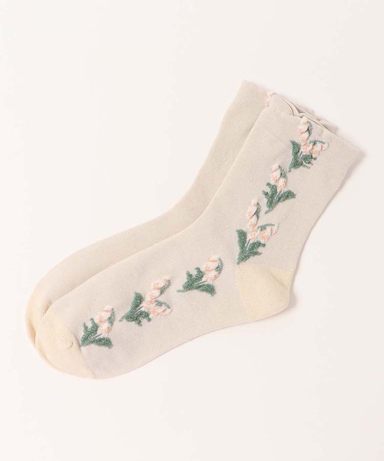 すずらんラインロークルーソックス