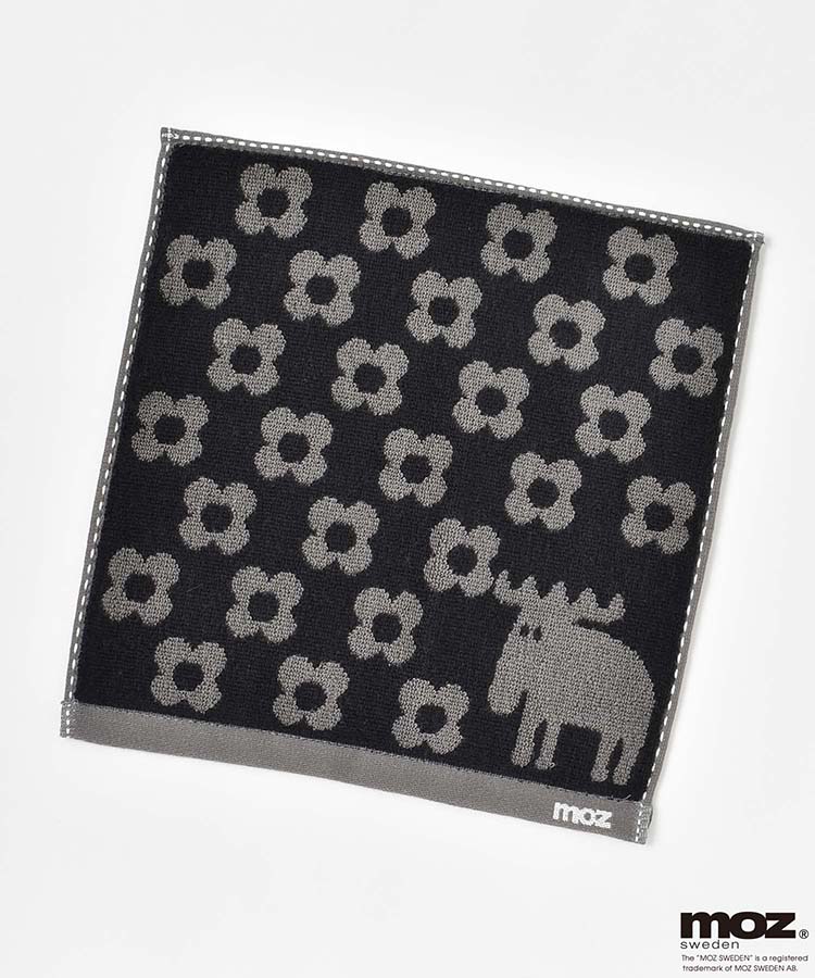 MOZジャガードフラワーハンカチ