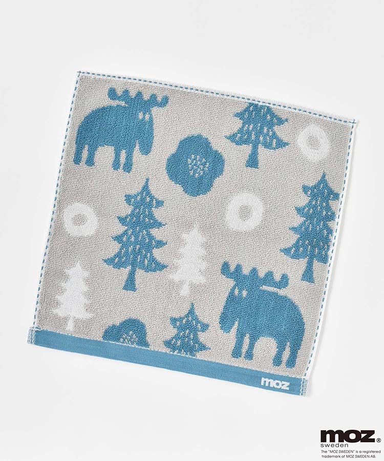 MOZジャガードフォレストハンカチ