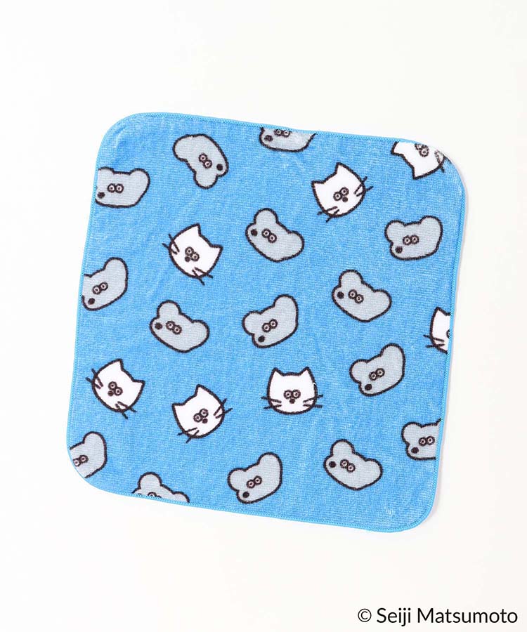 ねずみのANDYインクジェットハンカチ