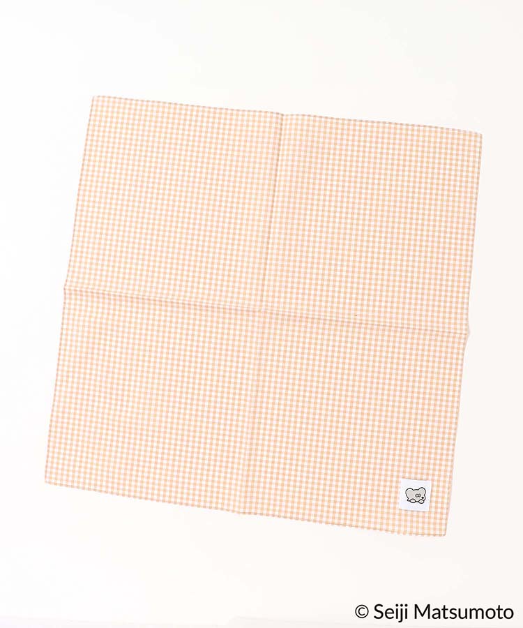 ねずみのANDYチェック大判ハンカチ