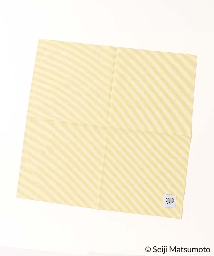 ねずみのANDYストライプ大判ハンカチ