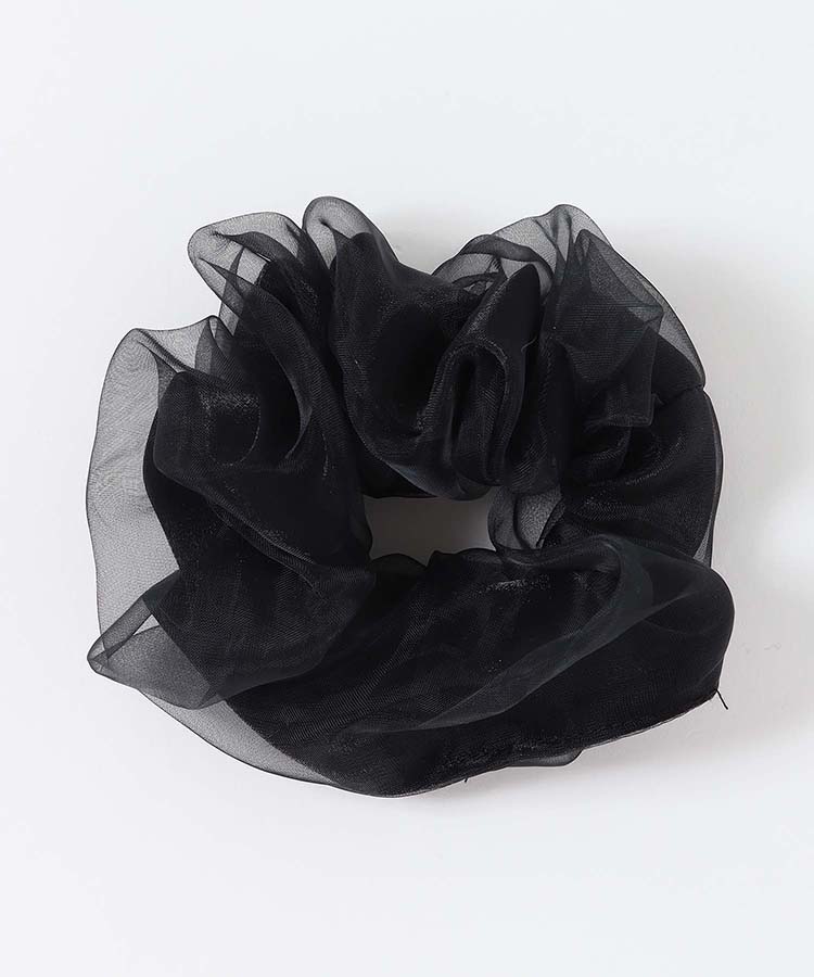 オーガンジー2重シュシュ