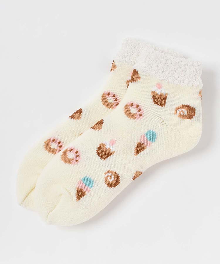 スイーツ内ボアルームソックス