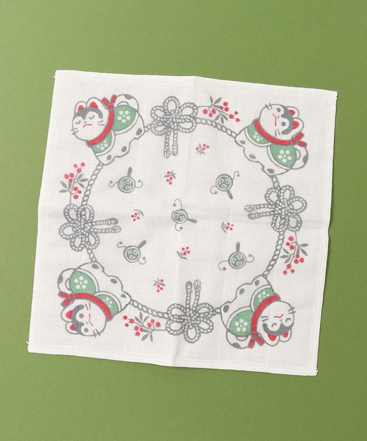 結びかや生地ふきん